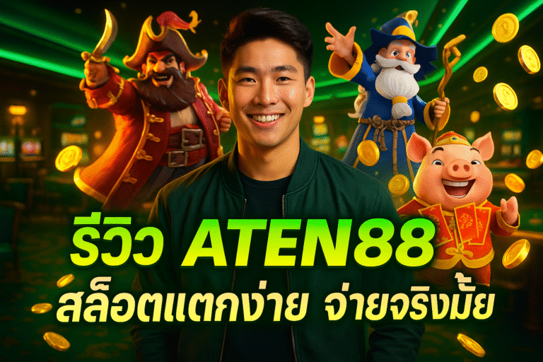 รีวิว ATEN88 สล็อตแตกง่าย จ่ายจริงมั้ย