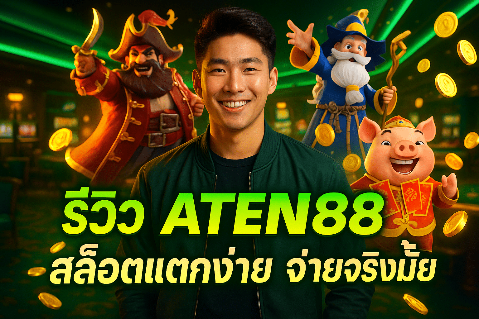 รีวิว ATEN88 สล็อตแตกง่าย จ่ายจริงมั้ย