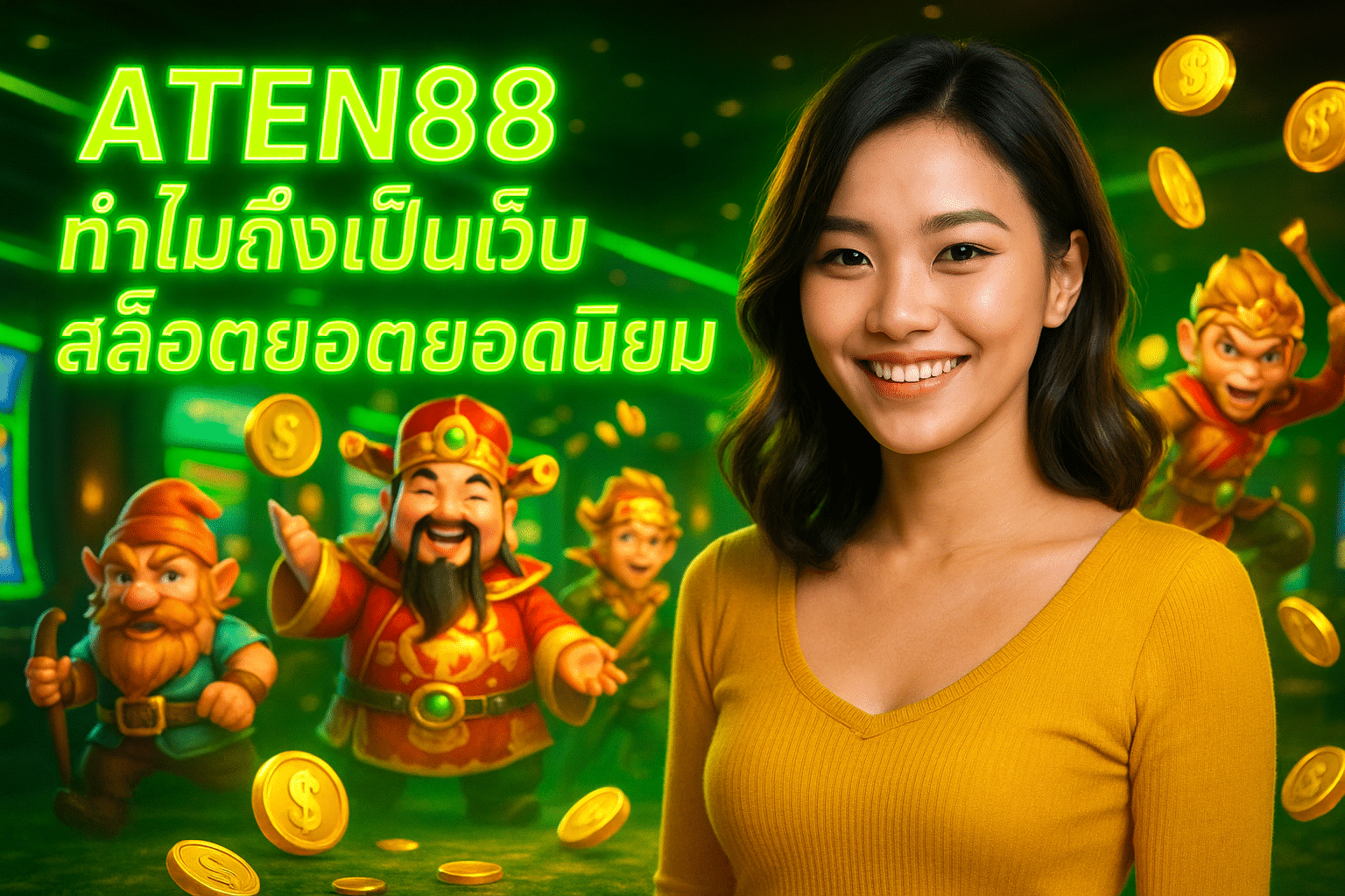 ATEN88 ทำไมถึงเป็นเว็บสล็อตยอดนิยม