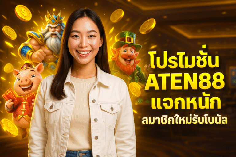 โปรโมชั่น ATEN88 แจกหนัก สมาชิกใหม่รับโบนัส
