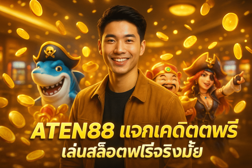 ATEN88 แจกเครดิตฟรี เล่นสล็อตฟรีจริงมั้ย